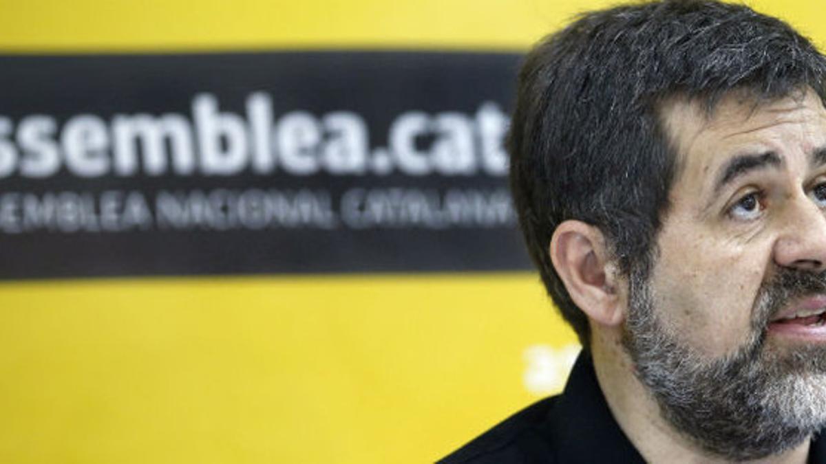 El presidente de la Assemblea Nacional Catalana, Jordi Sánchez.