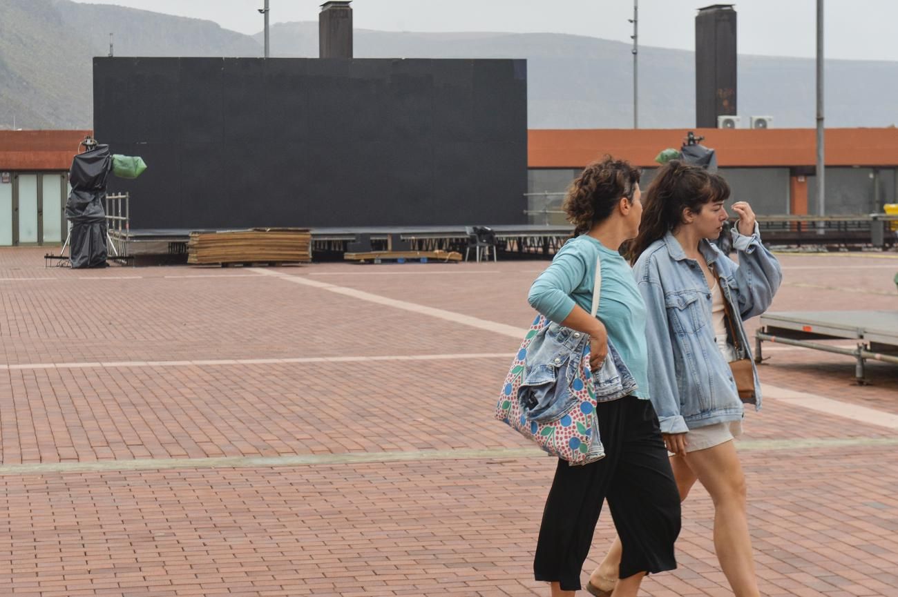 Escenarios del Temudas en la Plaza de la Música