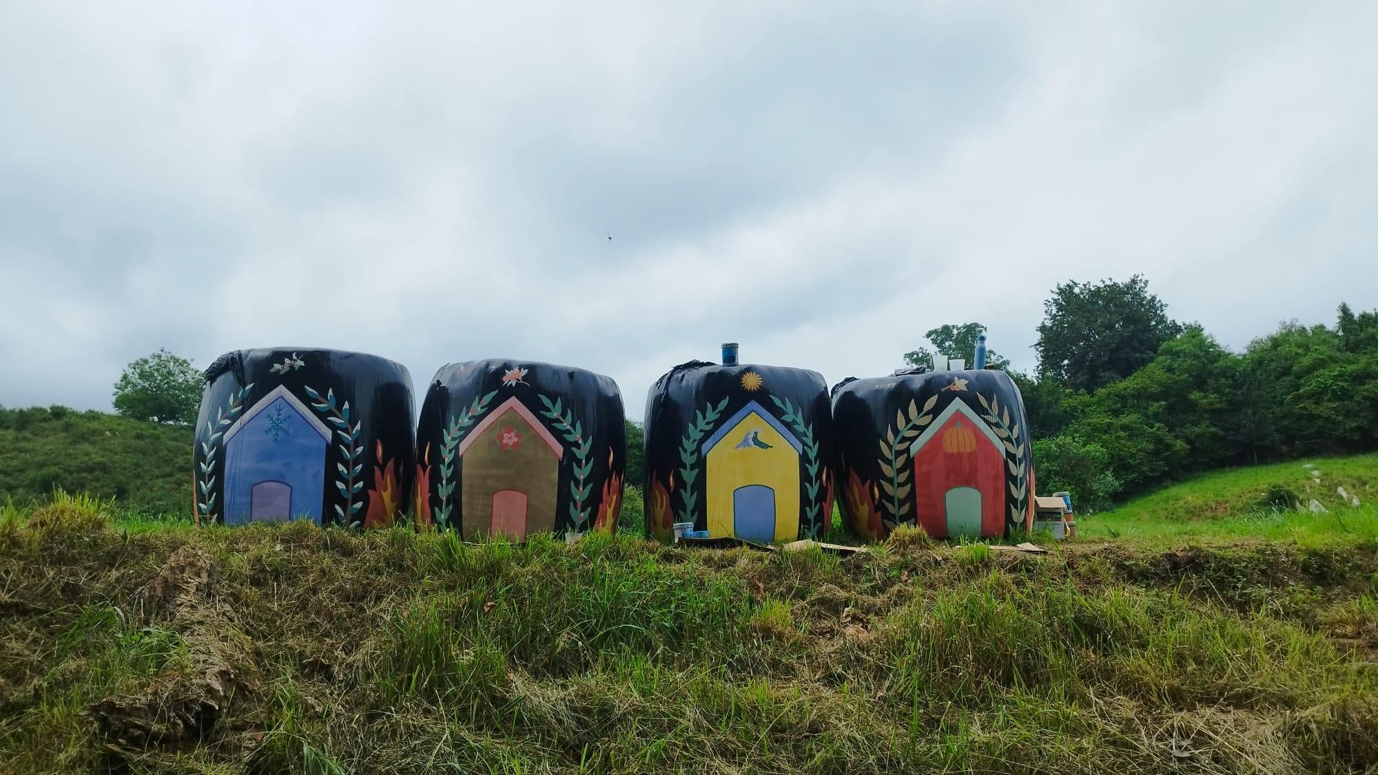 Arte en bolas en Porrúa