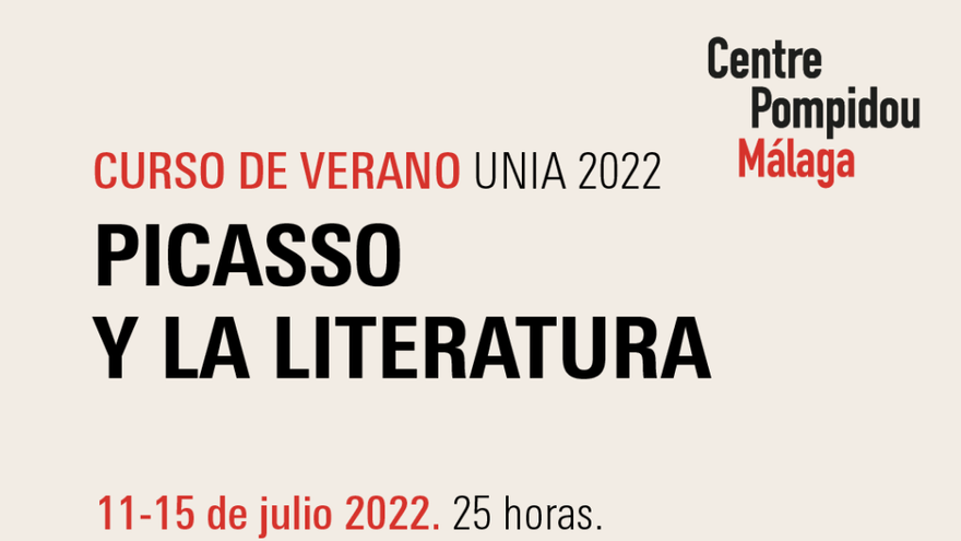 Curso de Verano UNIA 2022. Picasso y la literatura