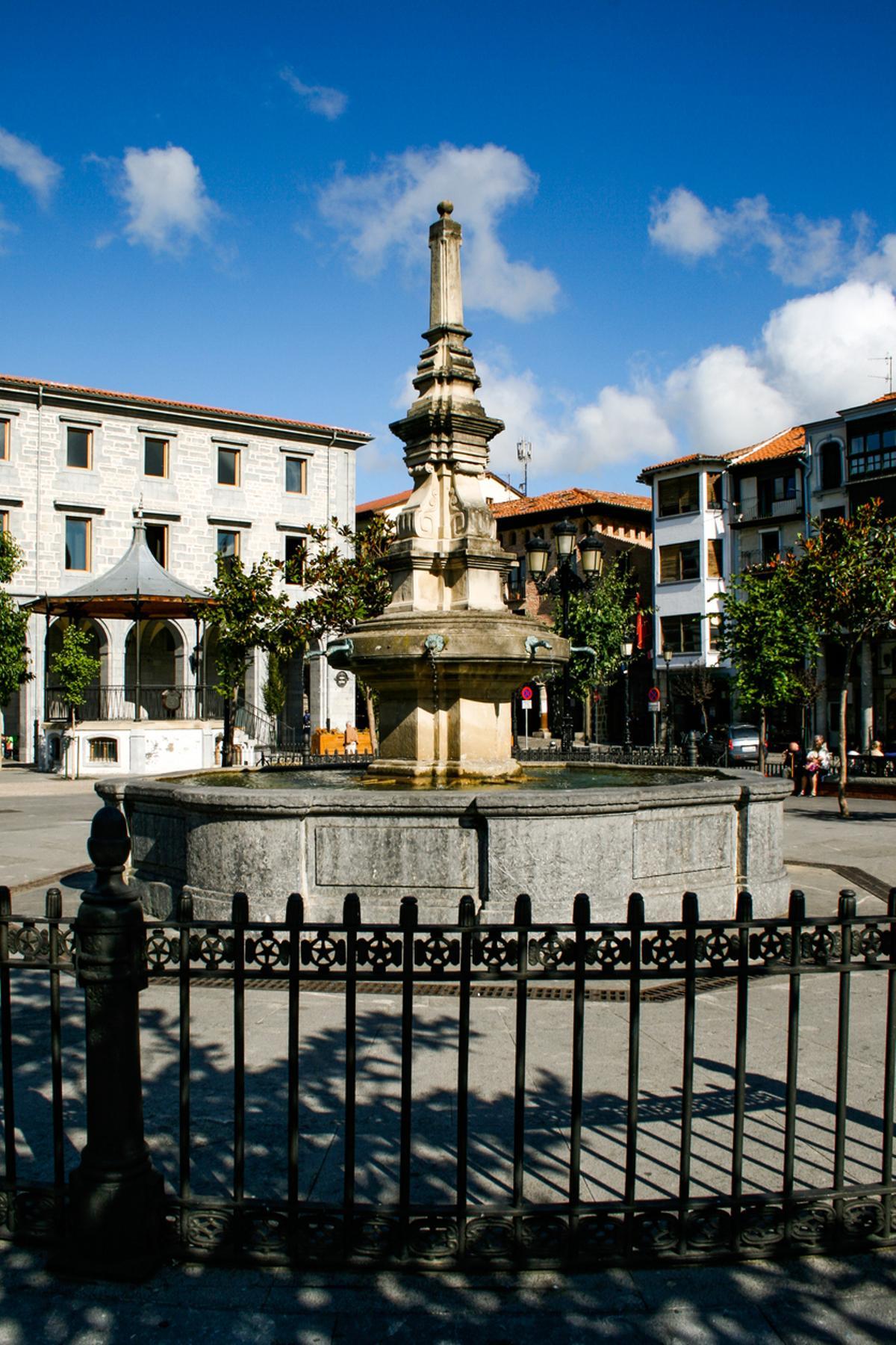 Plaza en Orduña.