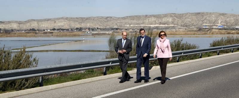 Fotogalería de la visita de Rajoy a la ribera del Ebro