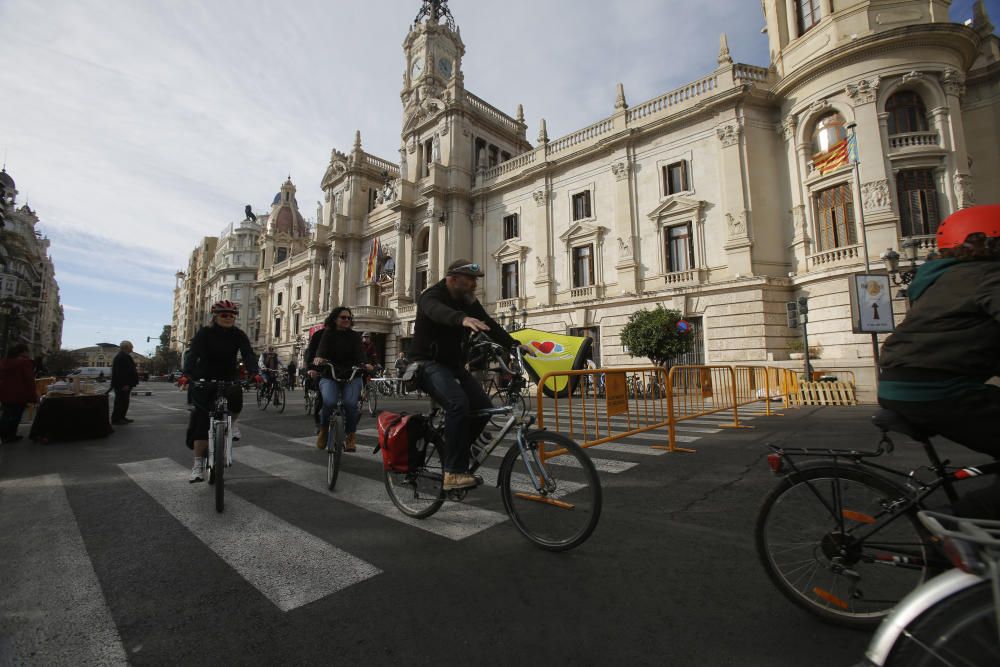 'Bicimanifestación' hasta Burjassot