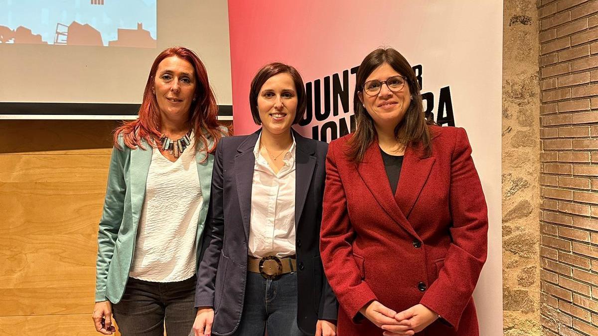 Sònia Martínez, Míriam Lanero i Gemma Geis