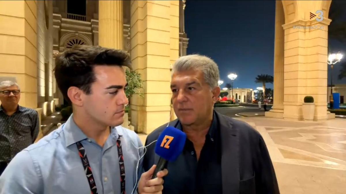 Laporta: "Cancelo es otro gran acierto de Deco"