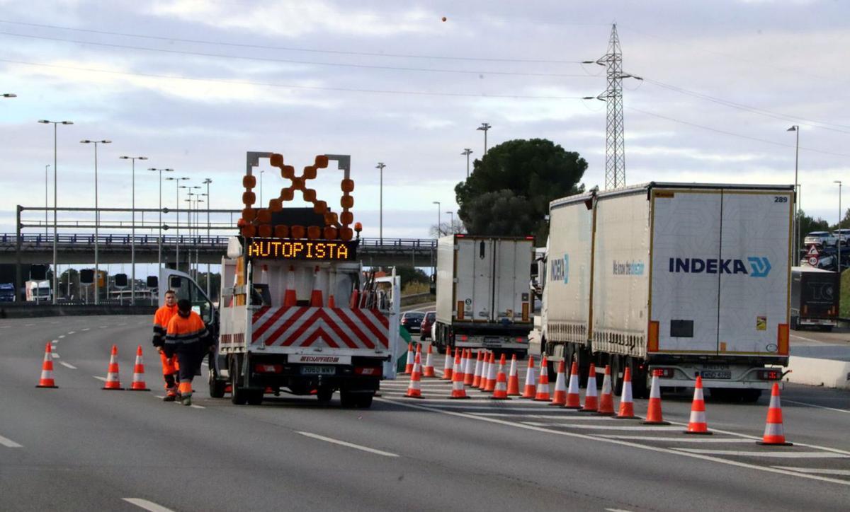 Puente dubta que l’AP-7 pugui reobrir el 9 per l’estat del talús