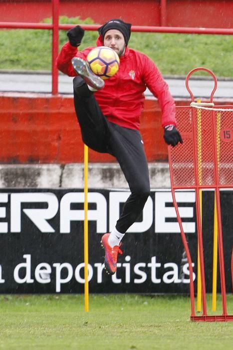 Entrenamiento del Sporting