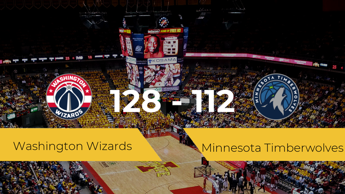 Washington Wizards se impone por 128-112 frente a Minnesota Timberwolves