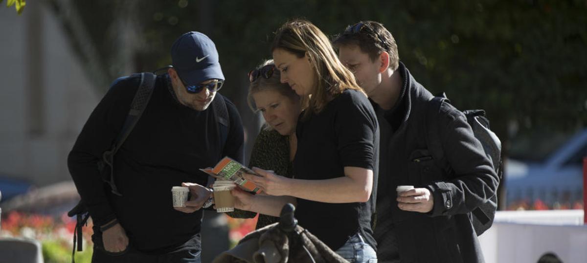 La tasa de turismo creció en febrero.