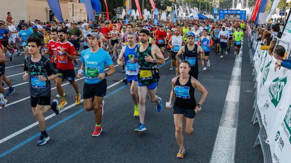 Gran participación en la  Marató de Barcelona