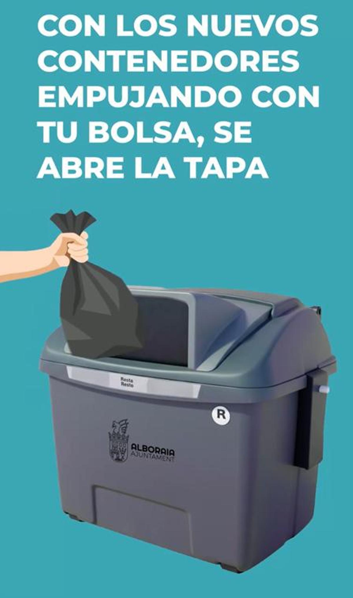 Explicación del uso de los nuevos contenedores.