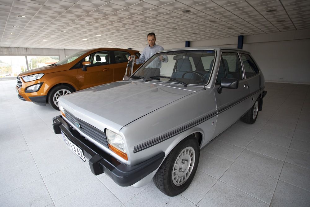 Así era el primer modelo del mítico Ford Fiesta de 1976.