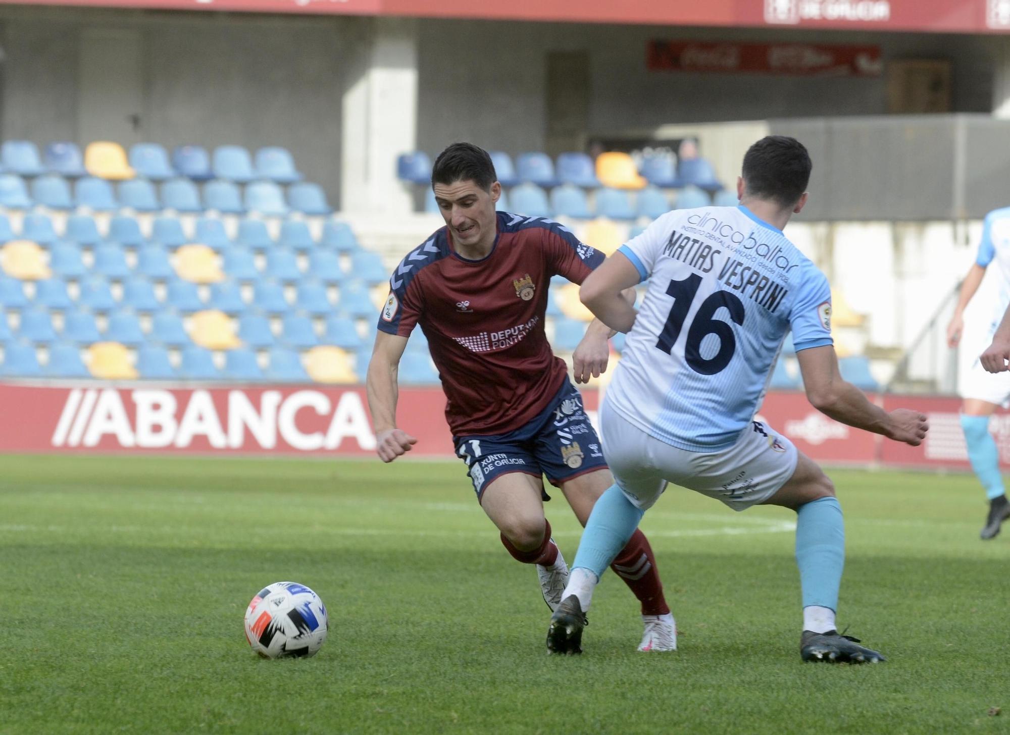 El Pontevedra CF se ahoga ante el Compostela