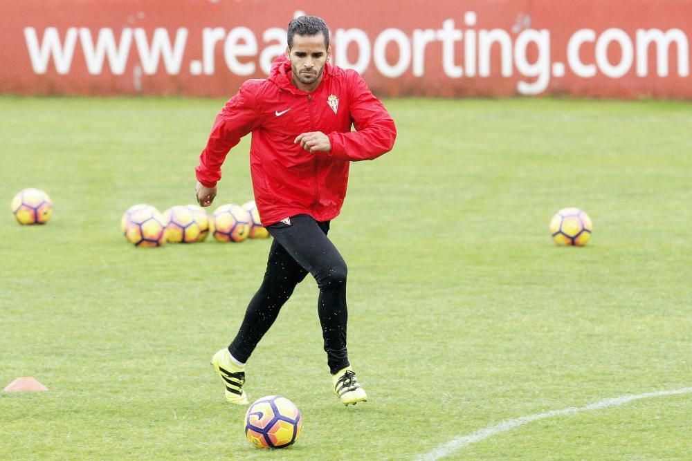 Entrenamiento del Sporting (sábado 5 de noviembre)