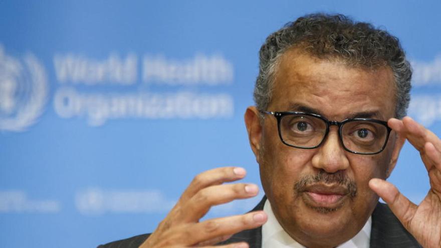 El director de la OMS, Tedros Adhanom Ghebreyesus.