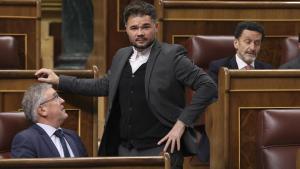 El portavoz de ERC en el Congreso, Gabriel Rufián.