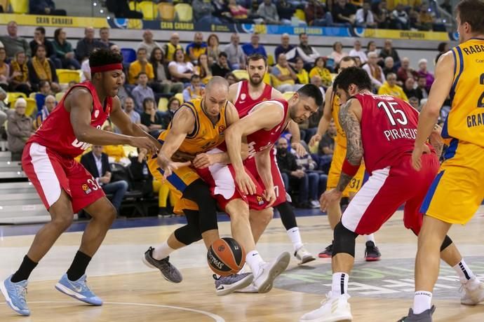 21.03.19. Las Palmas de Gran Canaria. Baloncesto Euroliga temporada 2018-19. Herbalife Gran Canaria - Olimpiacos Piraeus. Gran Canaria Arena Foto Quique Curbelo  | 21/03/2019 | Fotógrafo: Quique Curbelo