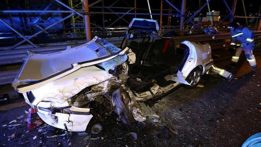 Accidente en Rande | Un conductor kamikaze de 21 años, herido grave