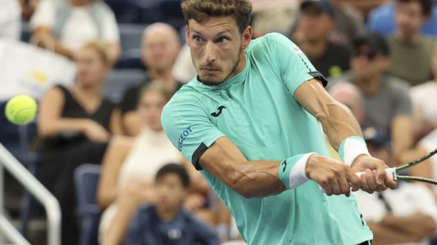 Pablo Carreño, en un partido. | E. P.