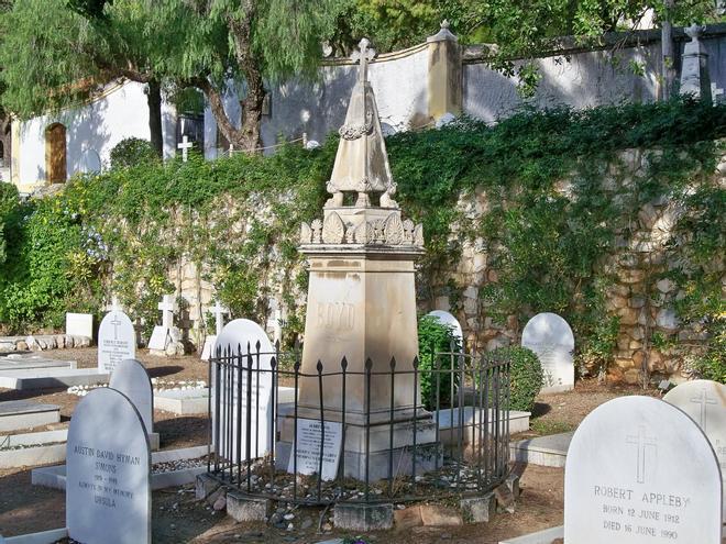 Monumento a Robert Boyd en el Cementerio Inglés