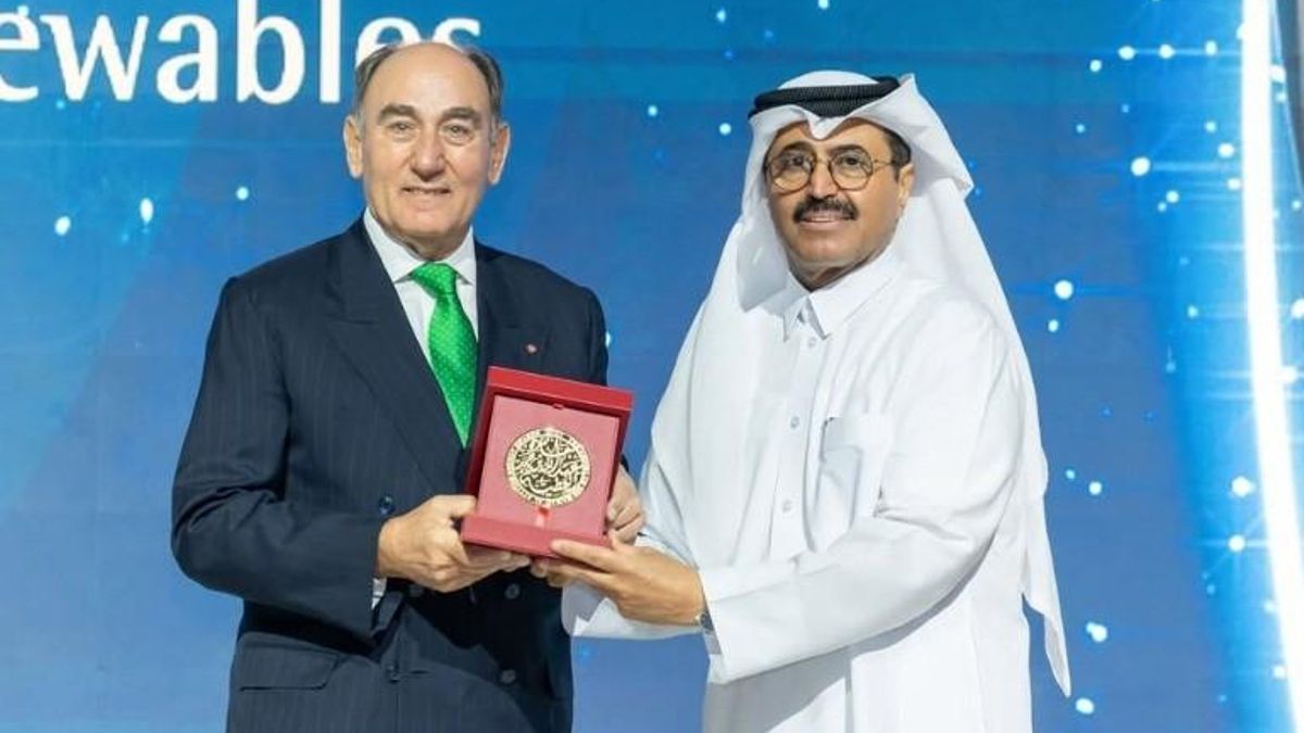 Ignacio Galán (Iberdrola) recibe en Catar el Premio Internacional de Energía 2025