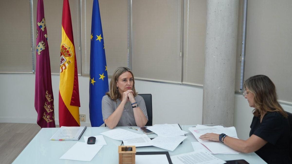 La Consejera de Política Social, Familias e Igualdad, Conchita Ruiz.