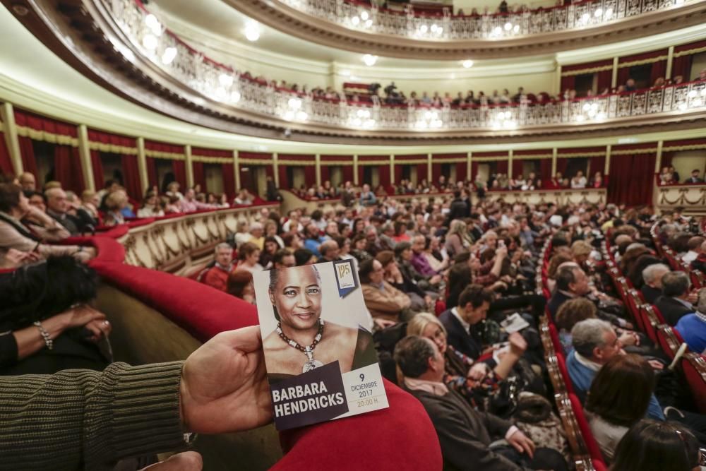 Concierto de Barbara Hendricks en el Teatro Campoamor