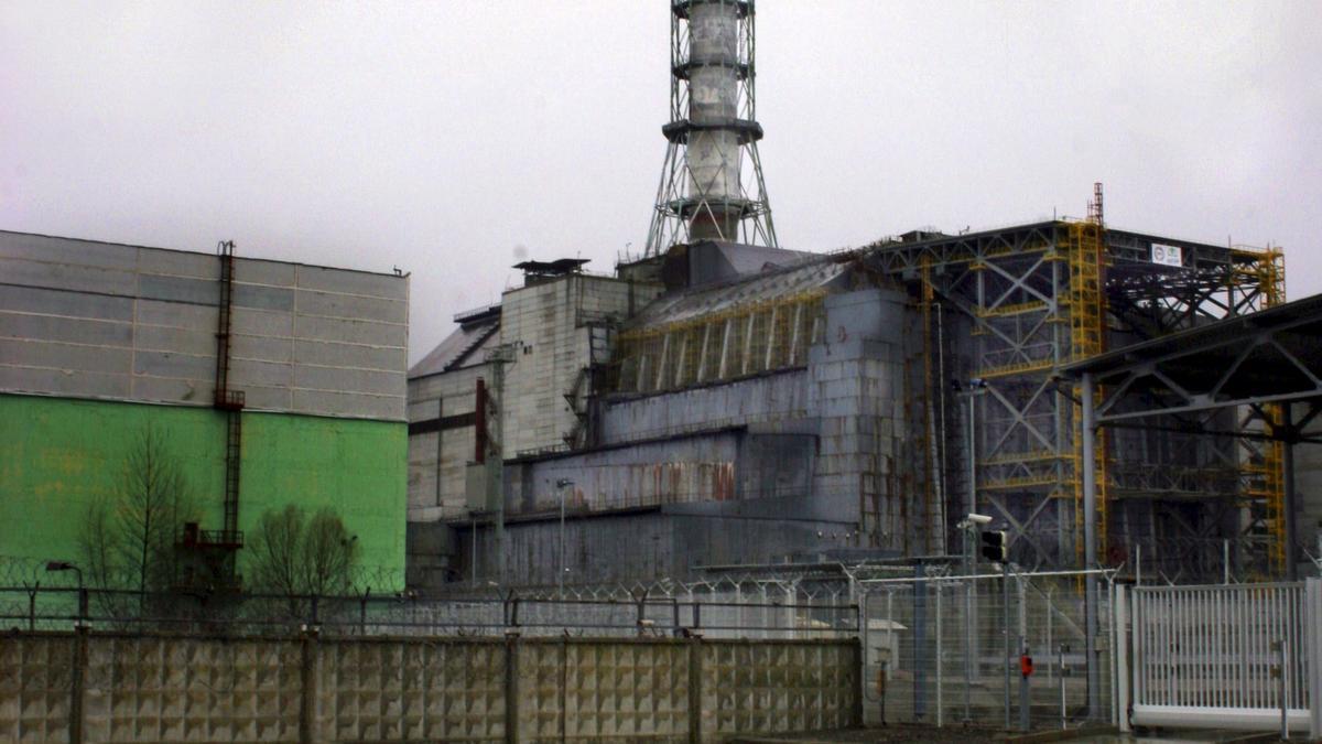 El reactor 4 de la central de Chernóbil.