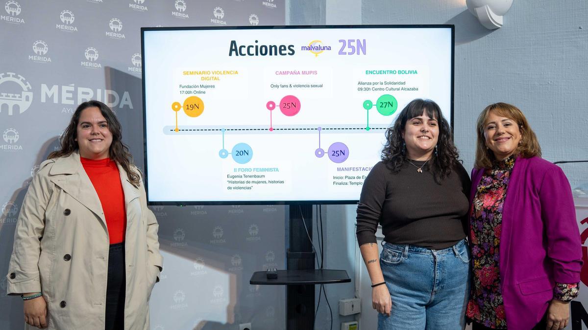 La capital extremeña promueve diferentes actividades para el 25N.