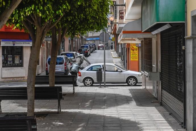 25-03-20 GRAN CANARIA. TELDE. TELDE. Recorrido por la ciudad de Telde para vera su desolación.   Fotos: Juan Castro.  | 25/03/2020 | Fotógrafo: Juan Carlos Castro