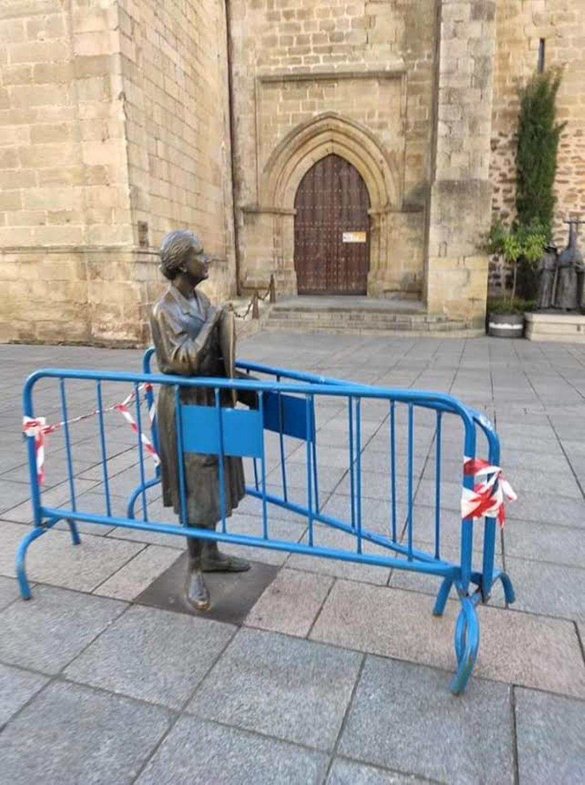 Leoncia vallada durante la pandemia de la covid.