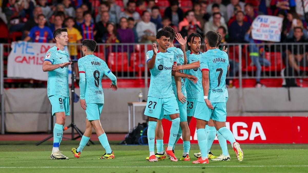 El 1x1 del Barça ante el Almería al descanso