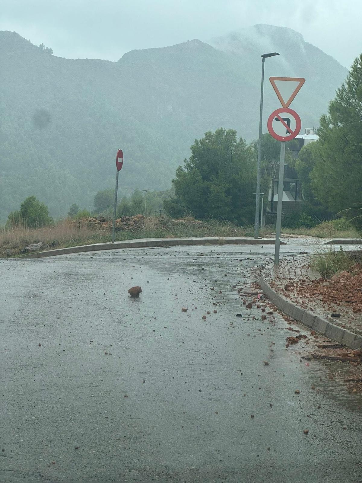 Desprendimientos en la Vall d'Uixó