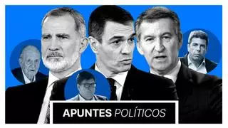 Felip VI, Sánchez i Feijóo s’enfronten als seus fantasmes familiars