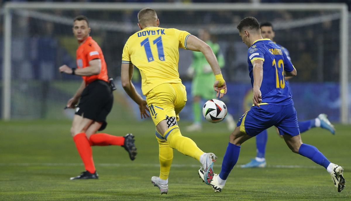 El gol de Artem Dovbyk a Bosnia