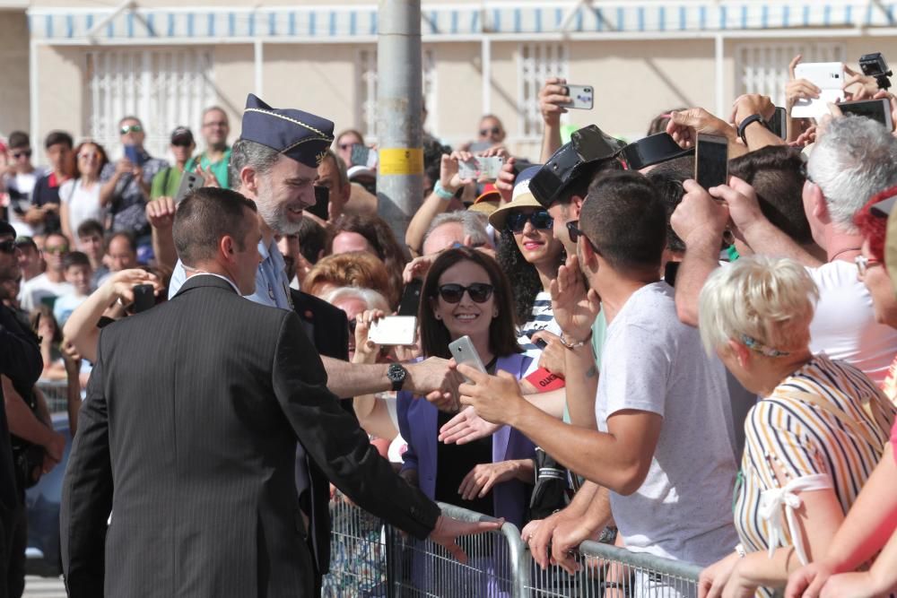 El Rey preside el festival aéreo de la Academia del Aire en Murcia