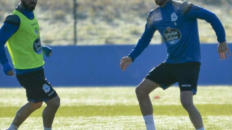 Seis fabrilistas en el entrenamiento de la primera plantilla