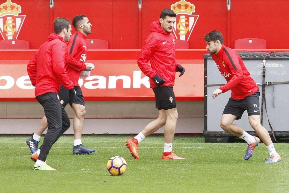 Entrenamiento del Sporting