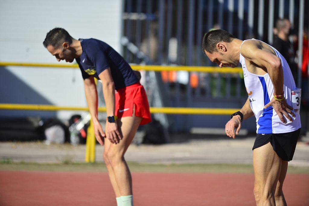 Atletismo nacional Máster sábado en la pista de Atletismo de Cartagena