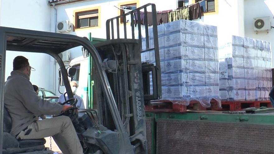 Ronda recibe 26 toneladas de alimentos procedentes de la Unión Europea