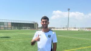 Hugo Duro tras el entrenamiento