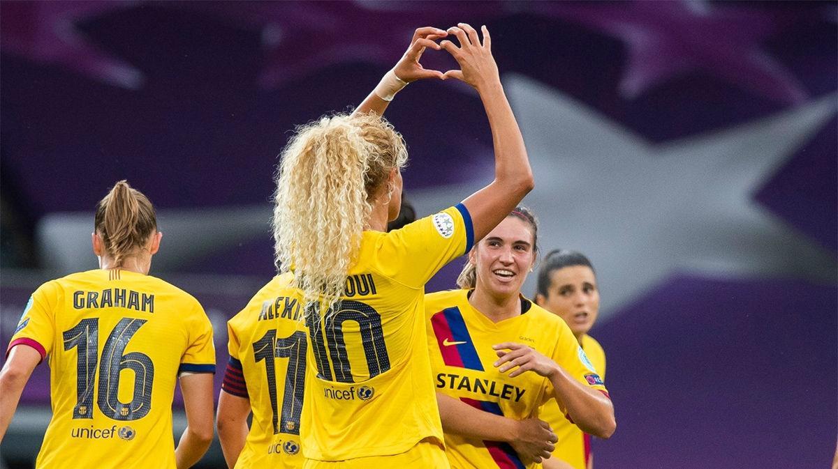 El gol de Kheira Hamraoui que envía al Barça a semifinales de la Champions