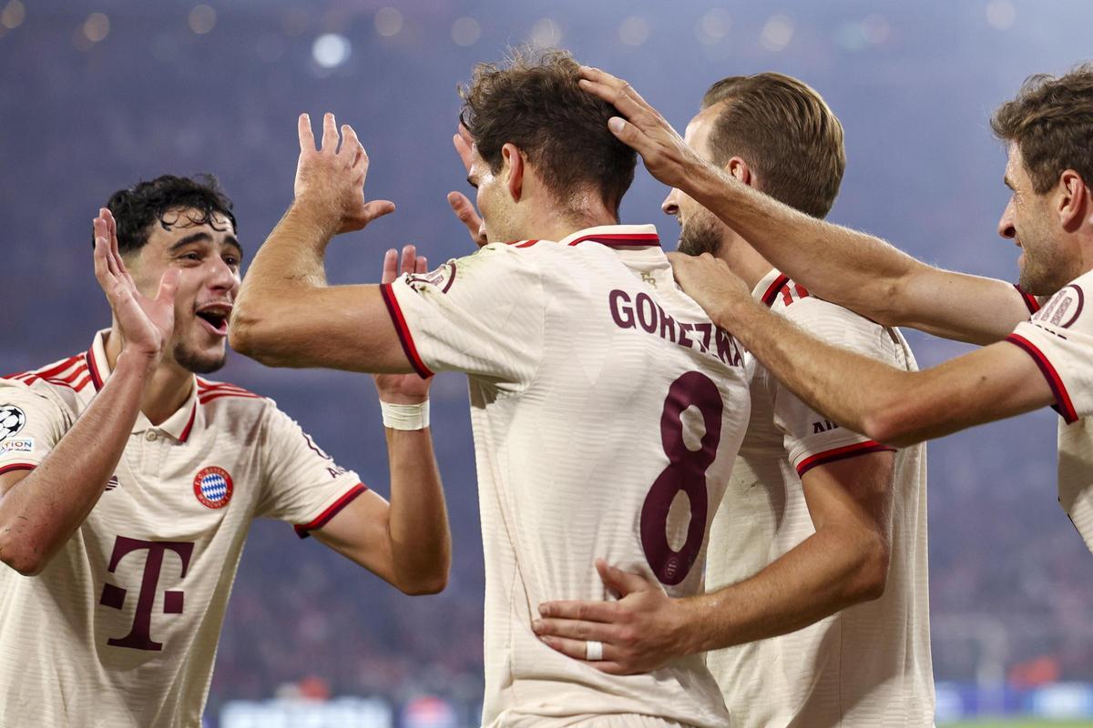 Goretzka marcó el noveno gol del Bayern de Múnich ante el Dinamo de Zagreb