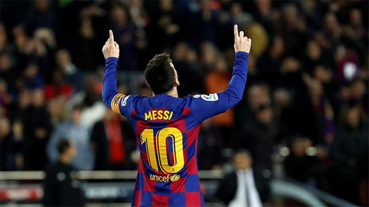 "Gol del Mesías, del Balón de Oro, de la Bota de Oro, del Pichichi, del Dios... de Messi"