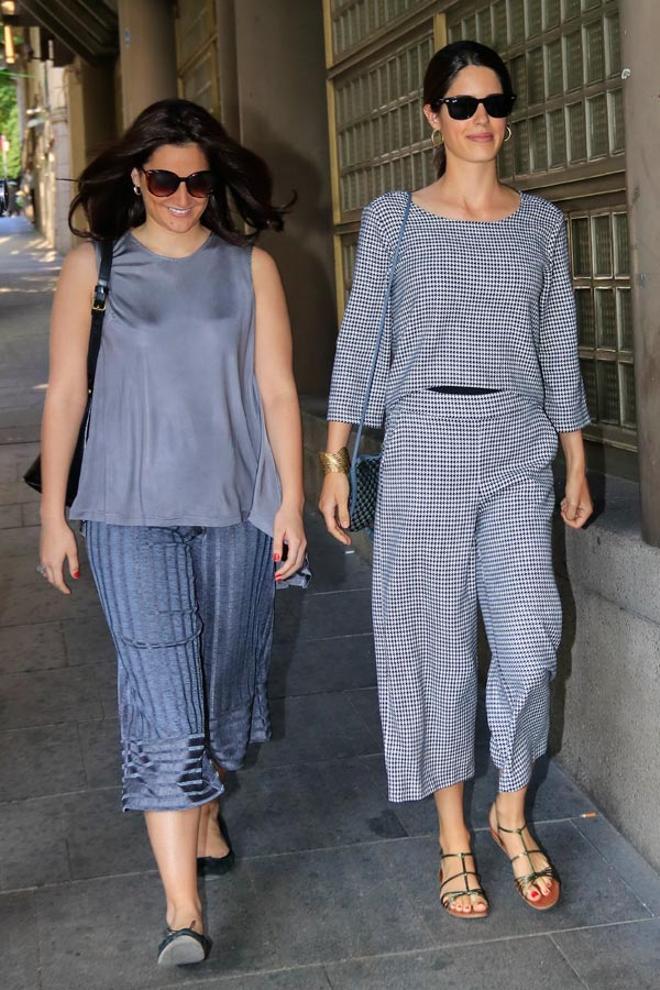 Sofía Palazuelo con conjunto estampado