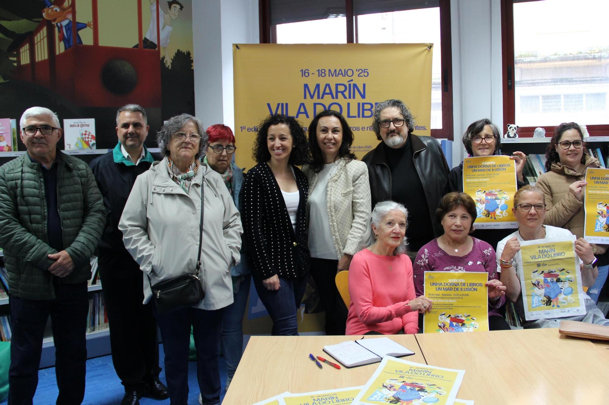 Presentación do evento Marín, Vila do Libro.