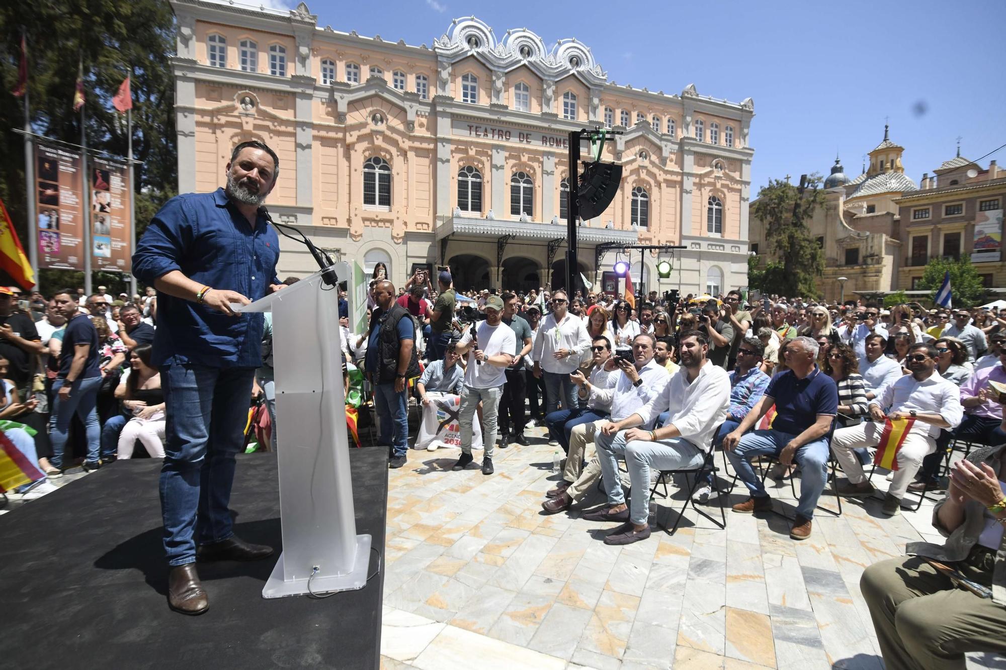 Acto de Santiago Abascal y Jorge Buxadé en Murcia