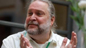 El escritor norteamericano John Langan, en Avilés