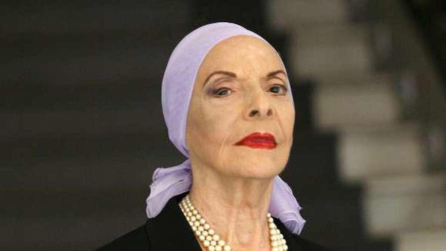 Alicia Alonso, en 2009 en Vigo. // R. Grobas