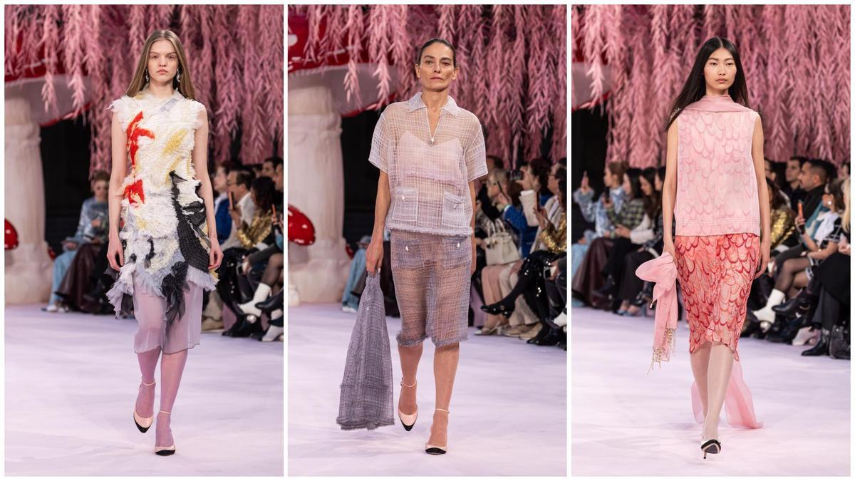 Algunas de las propuestas de Chanel en la Paris Fashion Week para la primavera-verano de 2026.